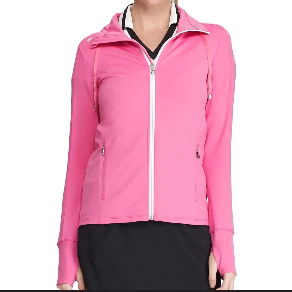 RLX Ralph Lauren Womens Golf Track Jacket (Small, Pink) $168